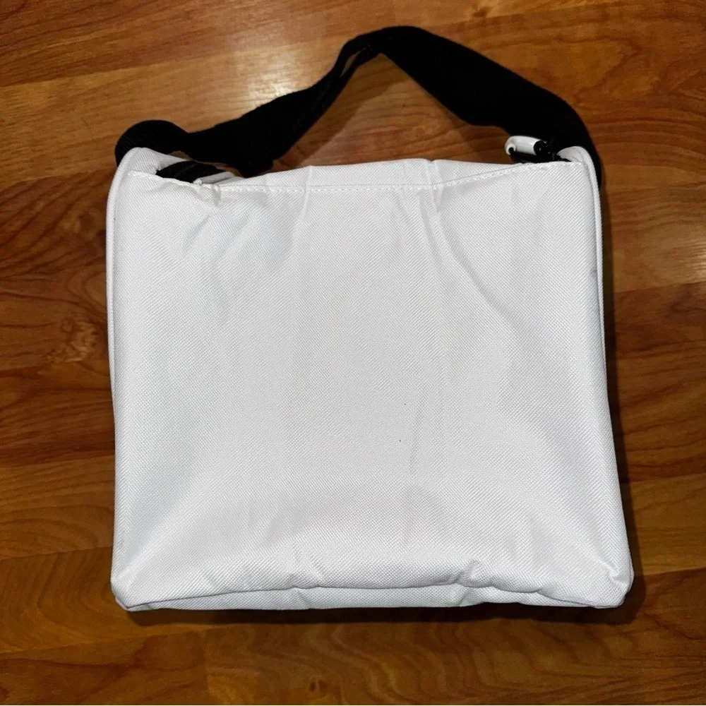 White Claw Hard Seltzer Small White Insulated Cooler Lunchbox Bag with Strap HTF